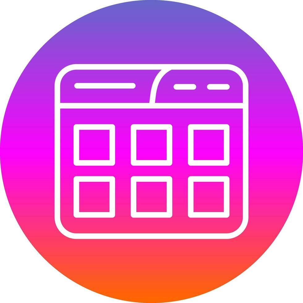 Thumbnails Vector Icon Design