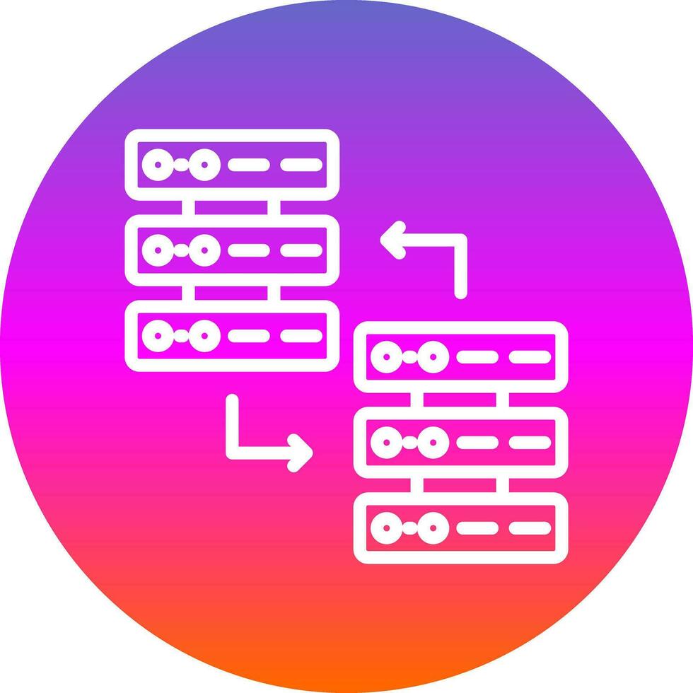 Database Vector Icon Design