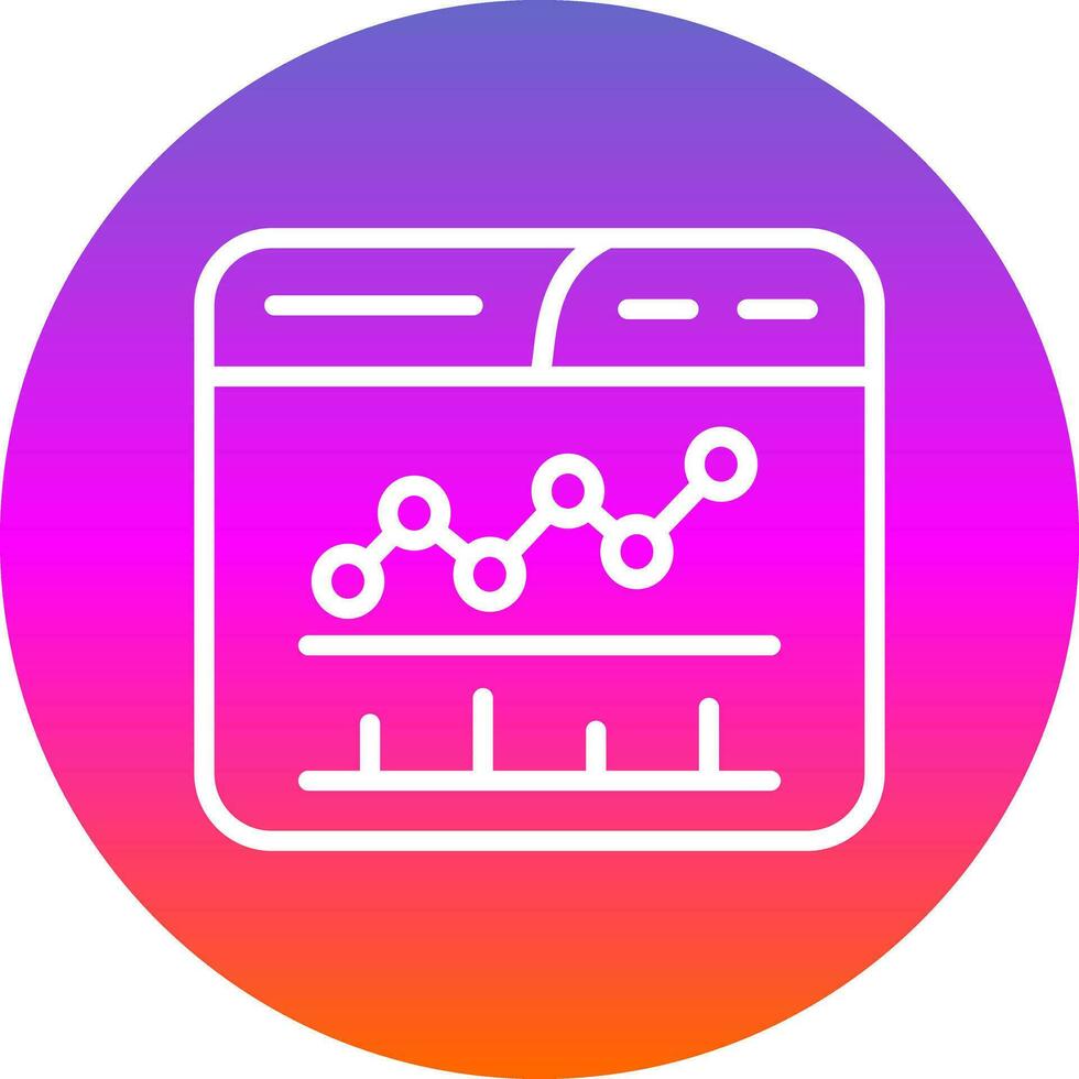 Analytics Vector Icon Design