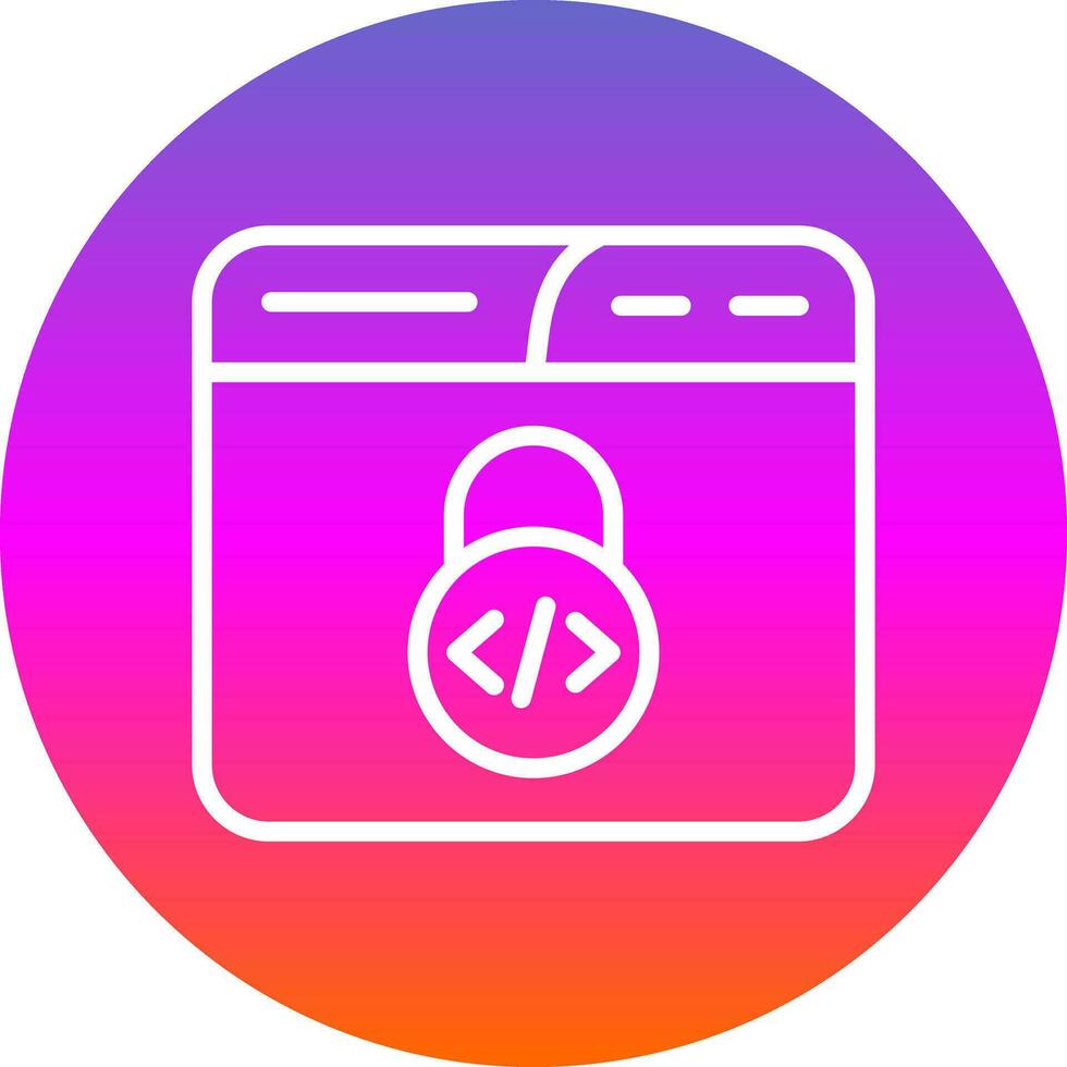 Unsecured Vector Icon Design