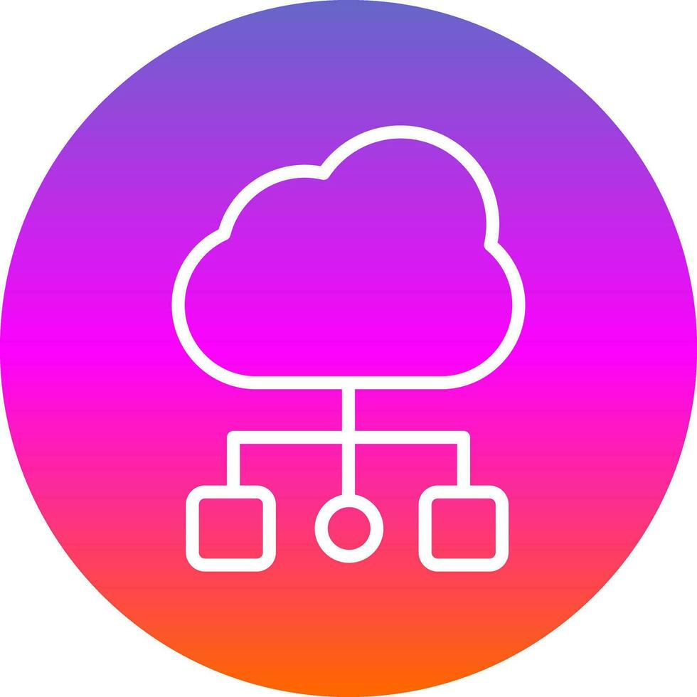Cloud Computing Vector Icon Design