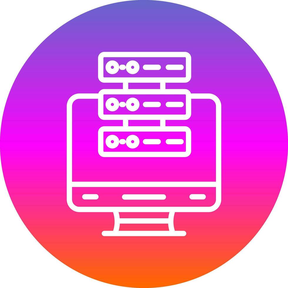 Monitor Vector Icon Design