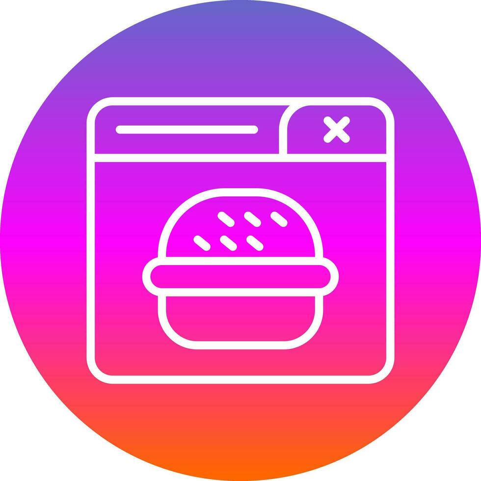 Fast Food Vector Icon Design