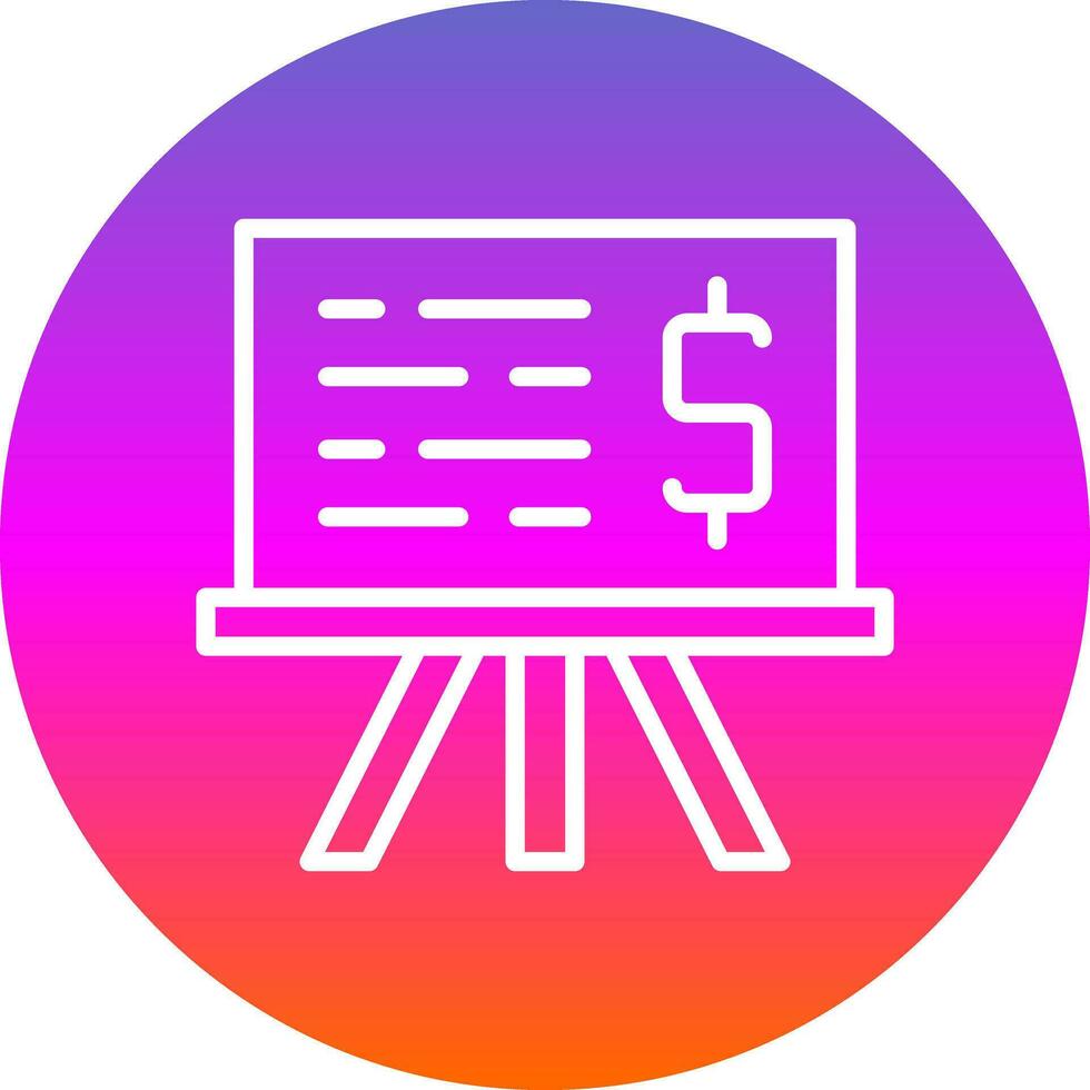Presentation Vector Icon Design