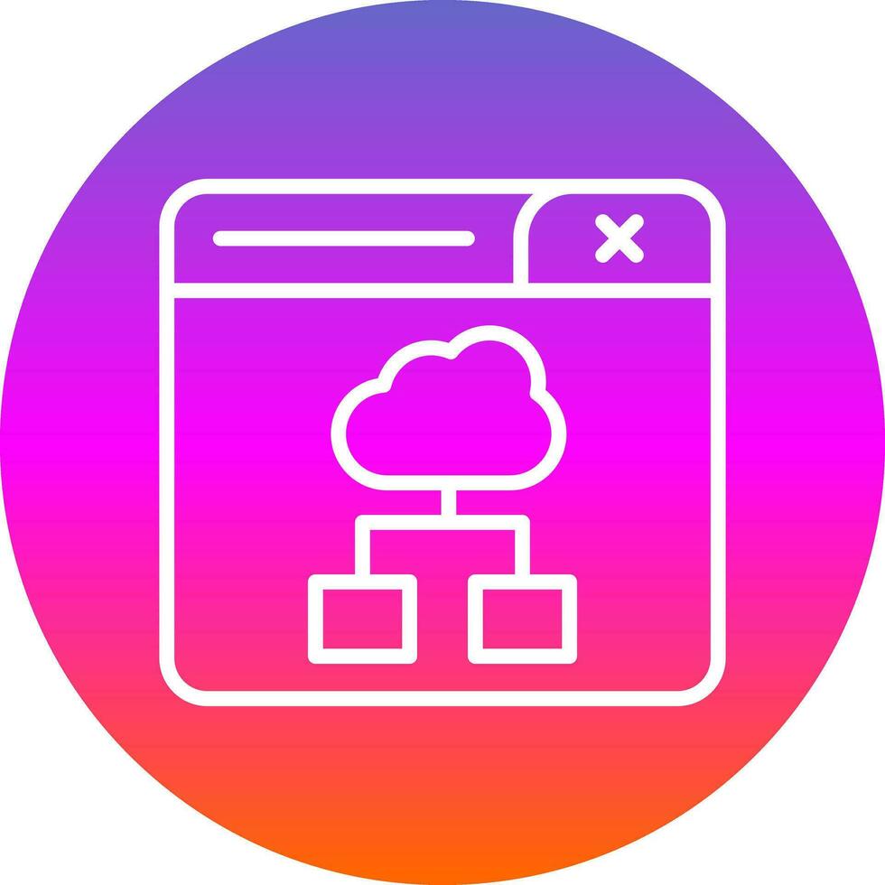 Cloud Computing Vector Icon Design