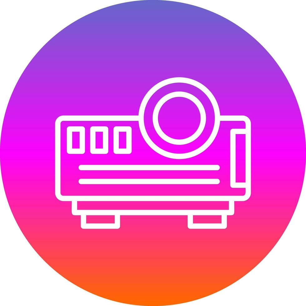 Projector Vector Icon Design