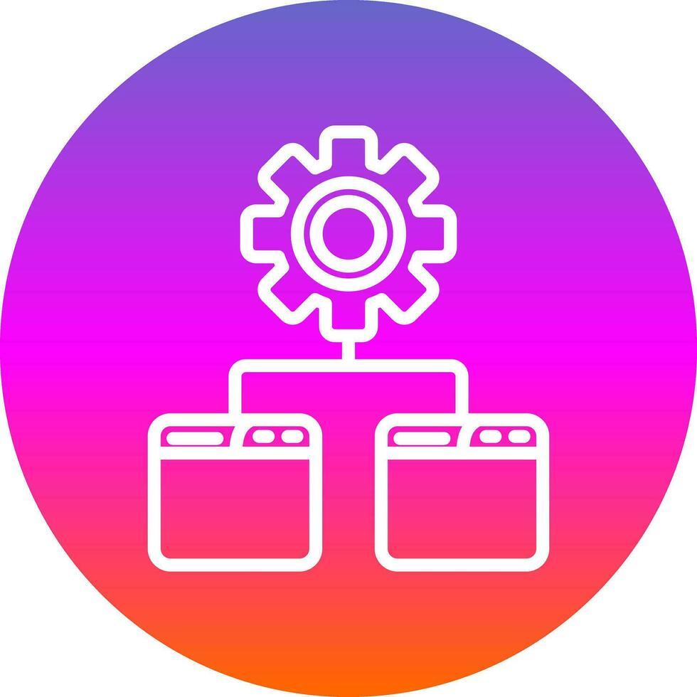 Batch Processing Vector Icon Design