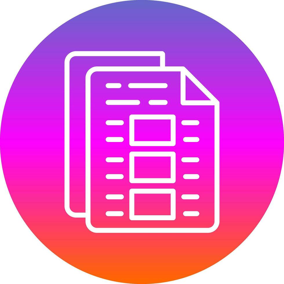 Evaluation Vector Icon Design