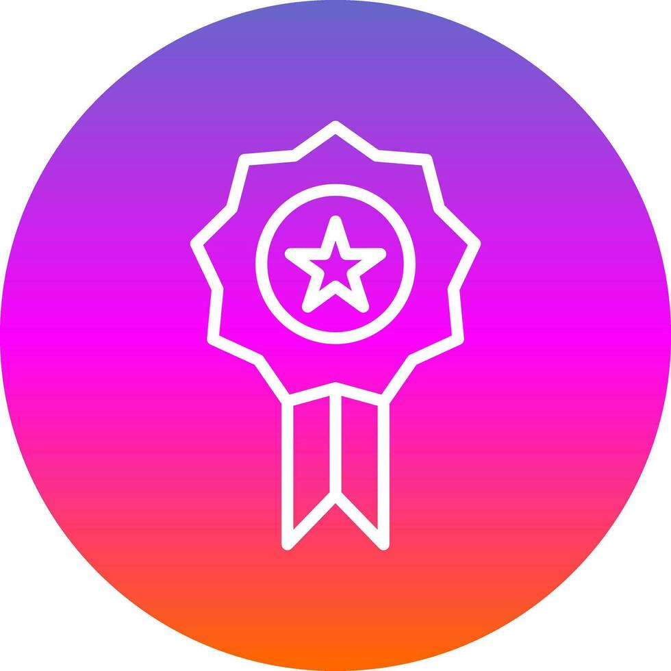 diseño de icono de vector de medalla