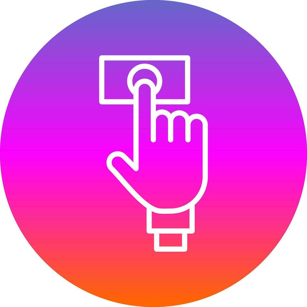 Finger Print Vector Icon Design