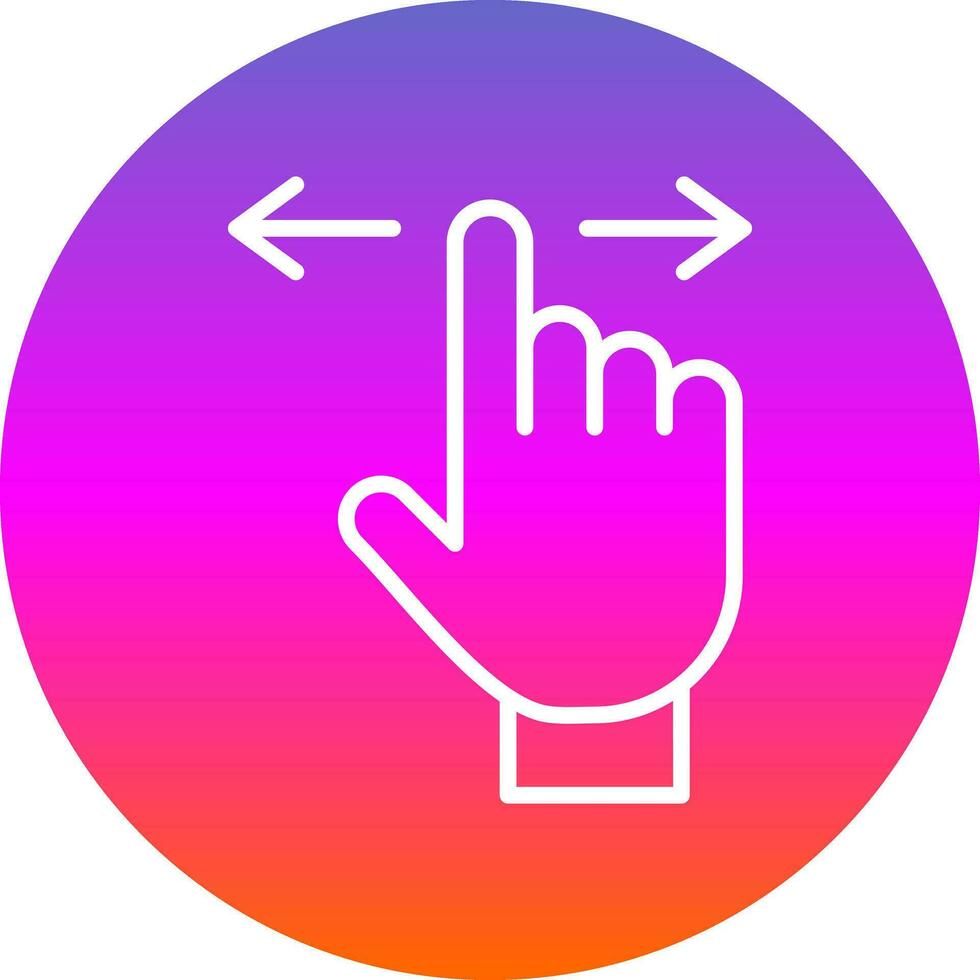 Swipe Vector Icon Design