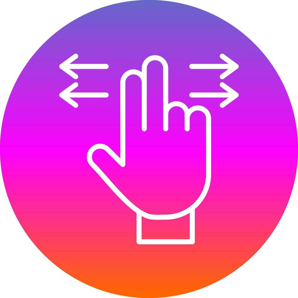 Swipe Vector Icon Design