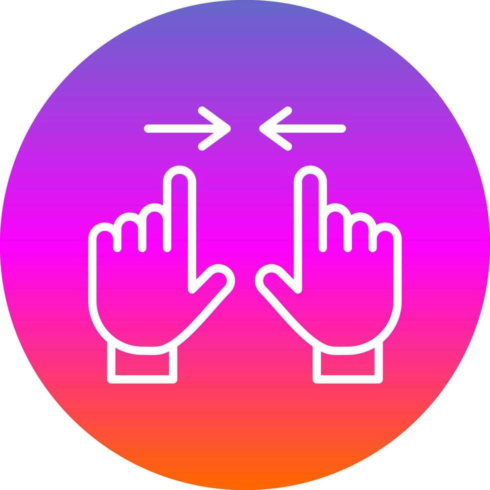 Zoom In Vector Icon Design