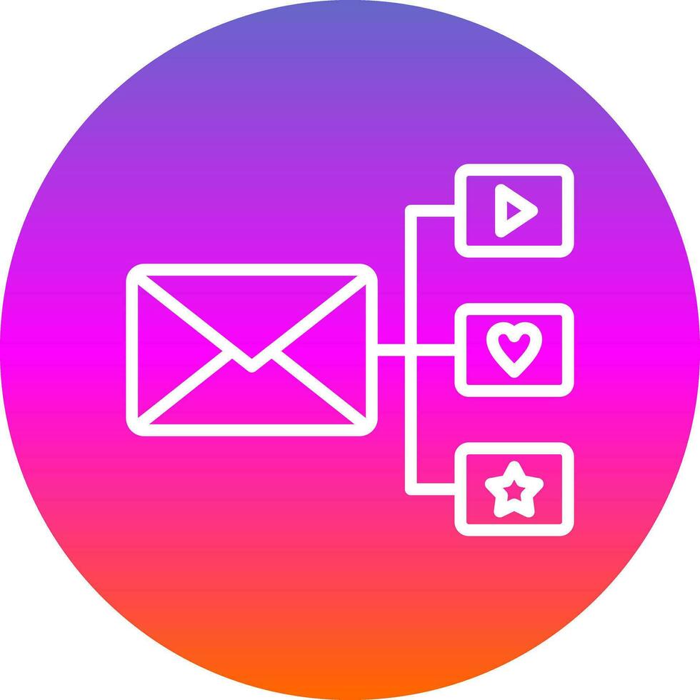 Email Marketing Vector Icon Design