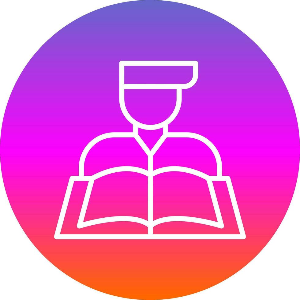 Student Vector Icon Design