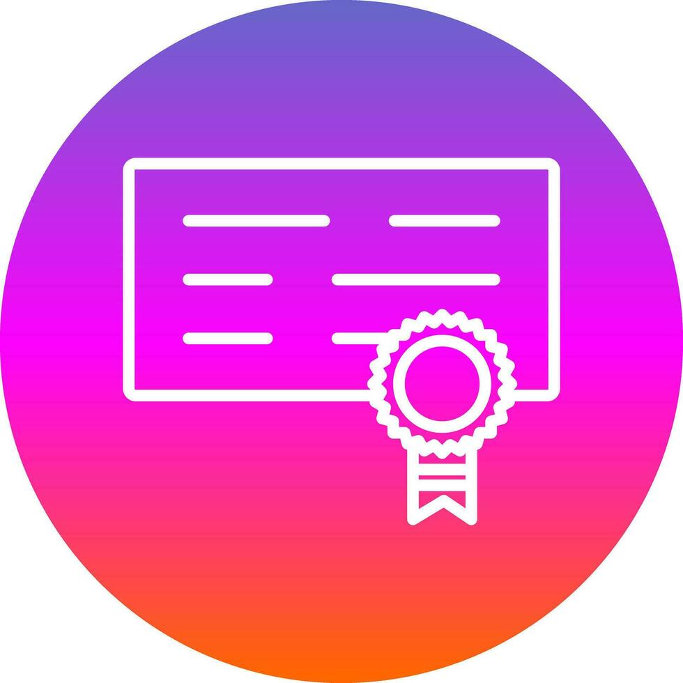 Diploma Vector Icon Design