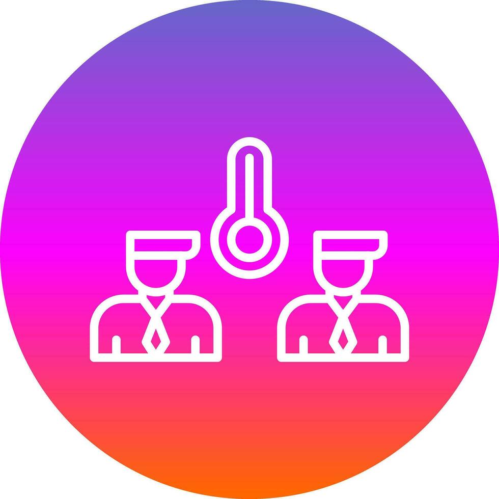 Temperature Reading Vector Icon Design