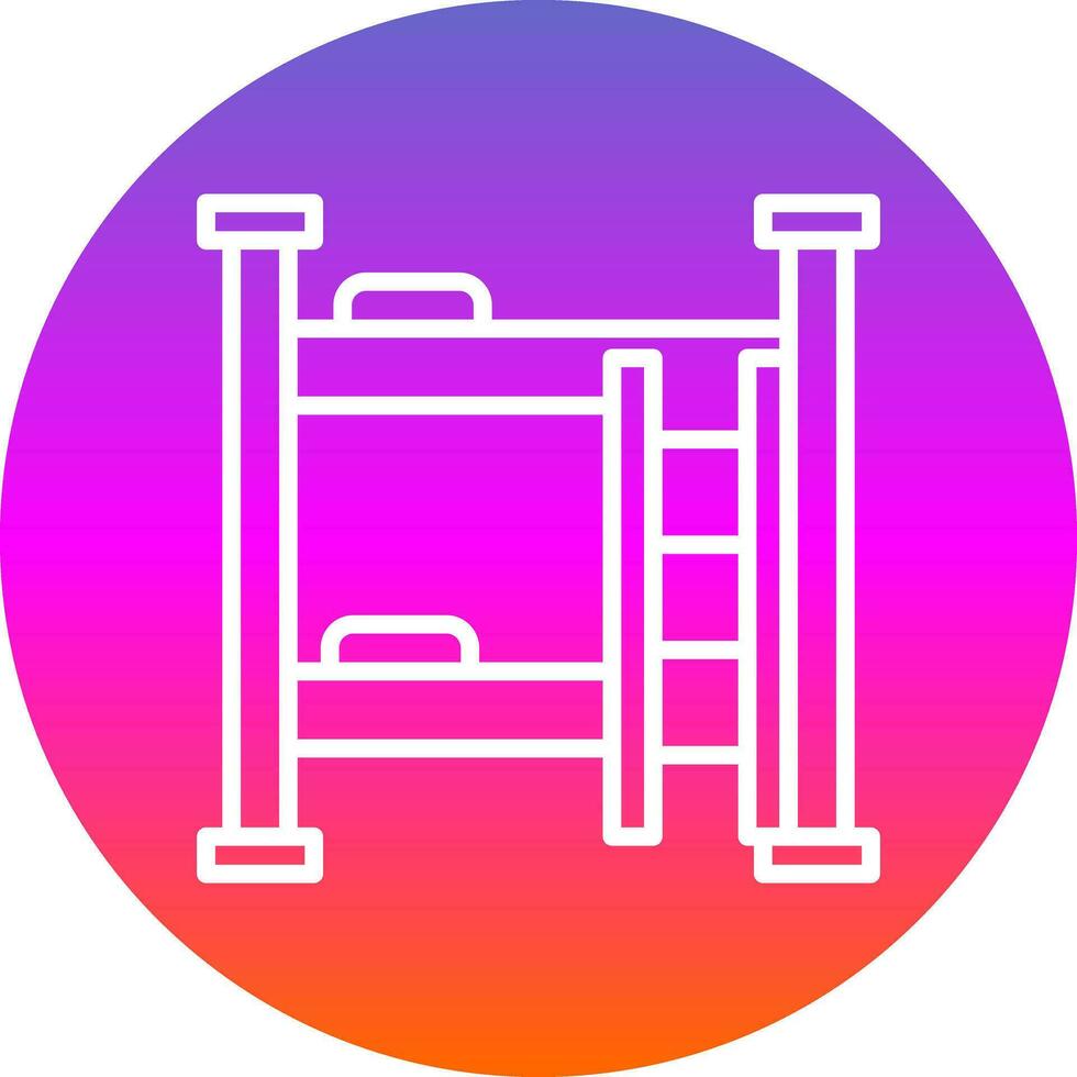 Dormitory Vector Icon Design