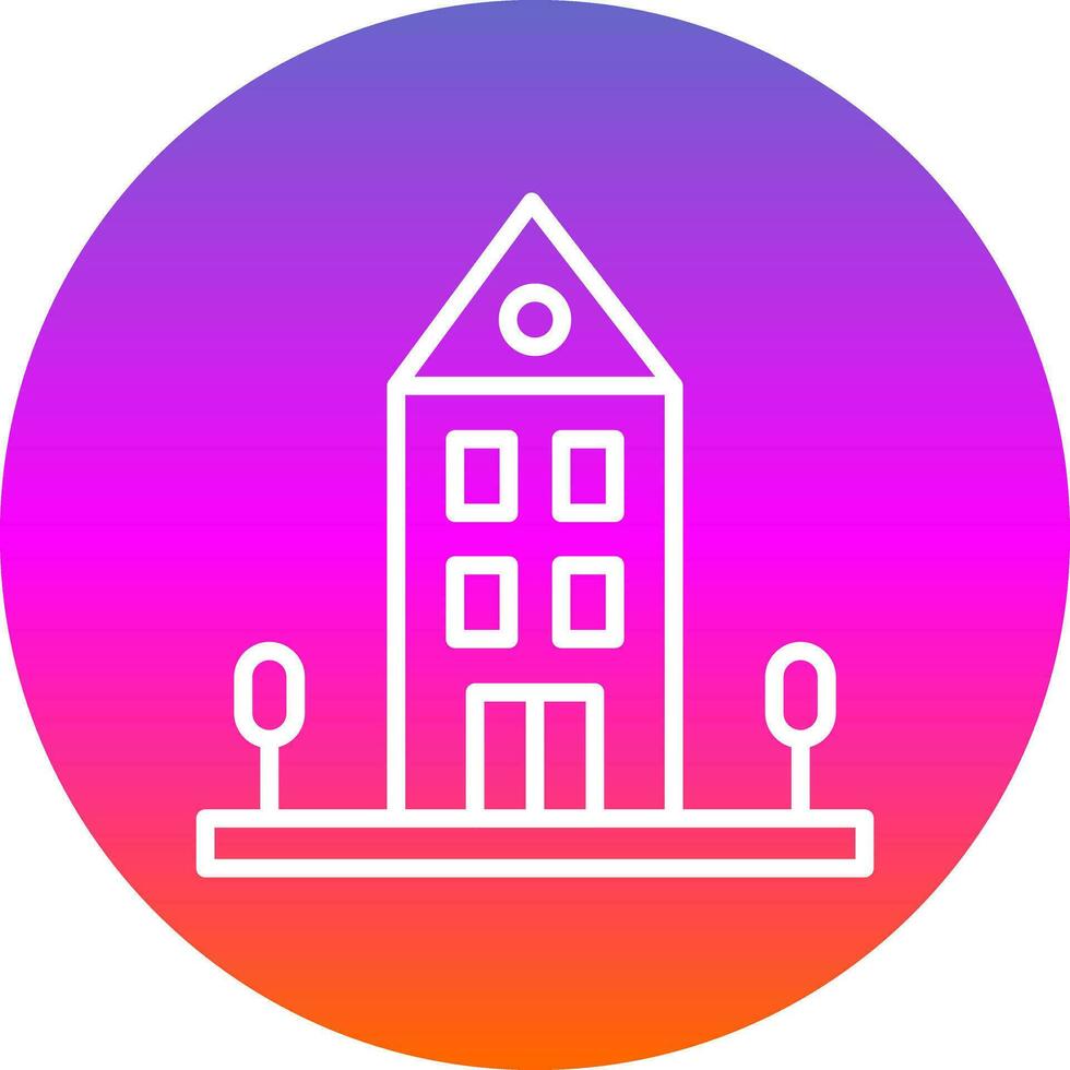 University Vector Icon Design