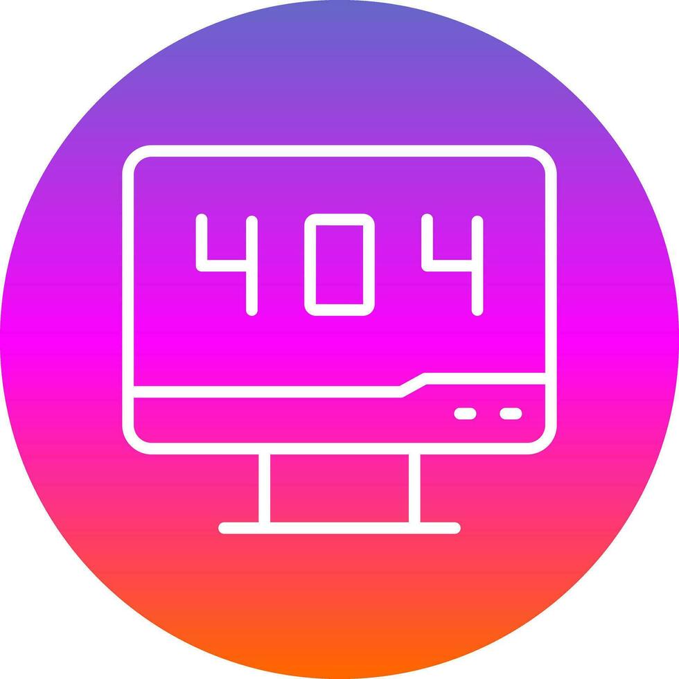 404 Vector Icon Design