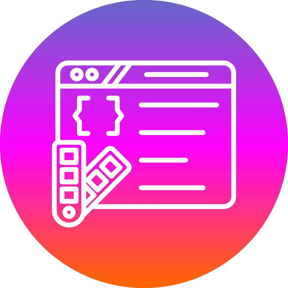 Style Sheet Vector Icon Design