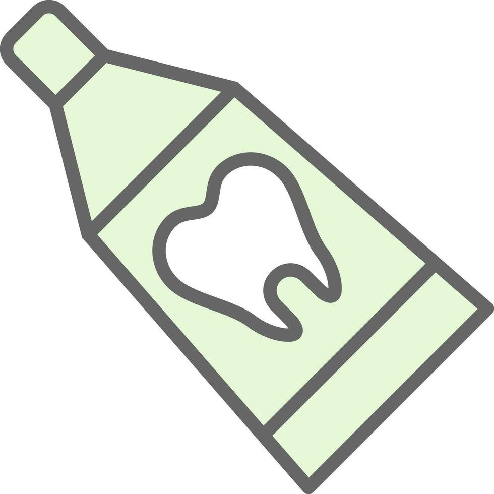 Toothpaste Vector Icon Design