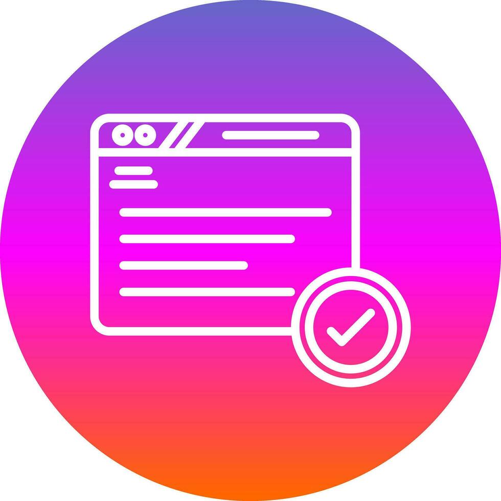 Check Vector Icon Design