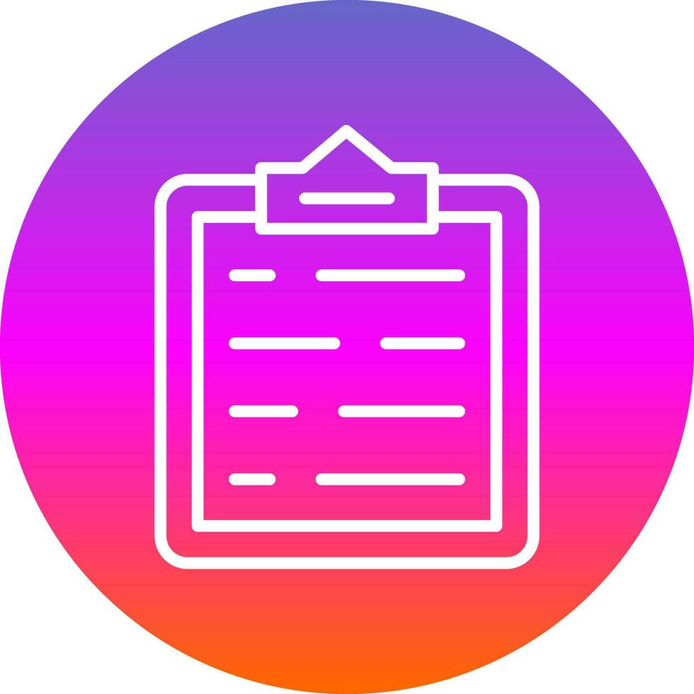 Clipboard Vector Icon Design