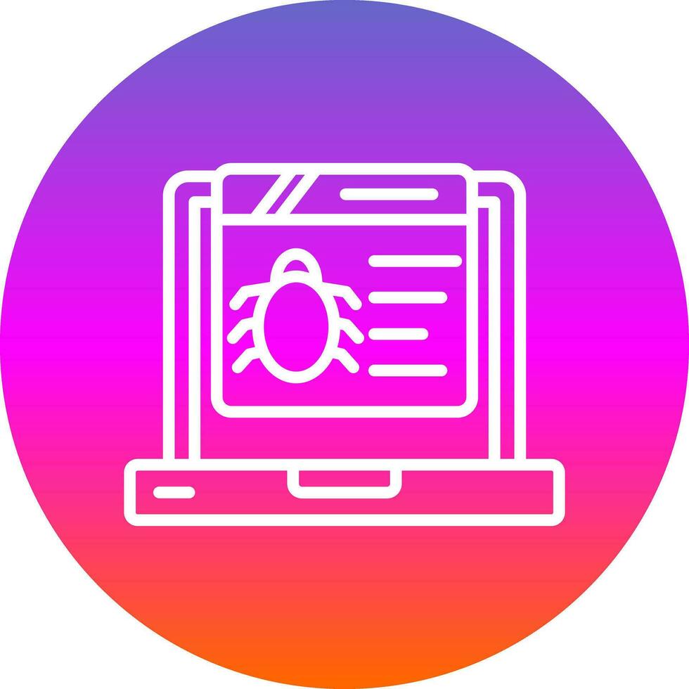 Bug Vector Icon Design