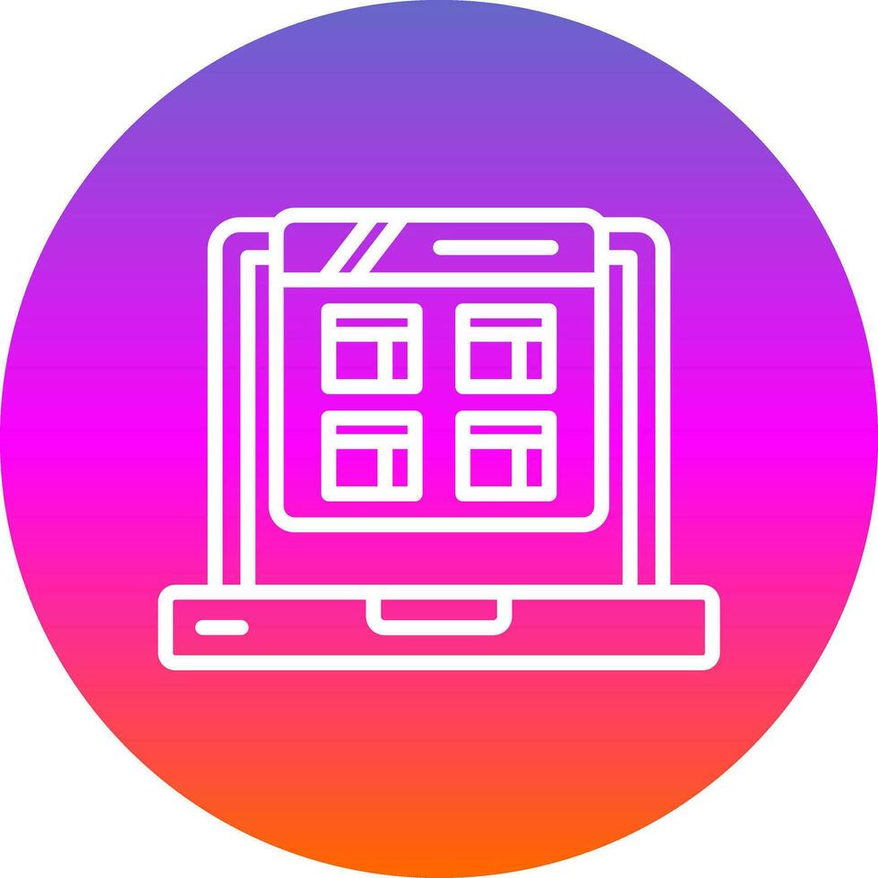 Website Vector Icon Design