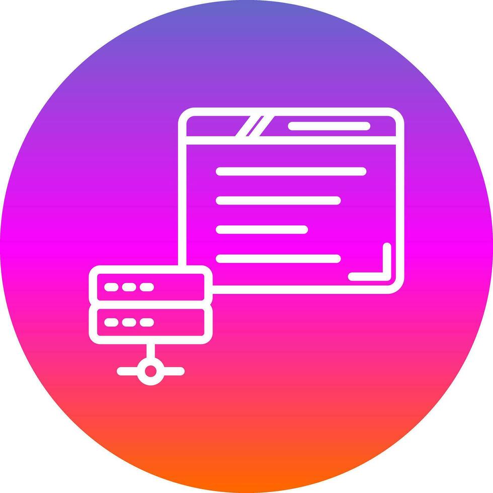 Web Hosting Vector Icon Design