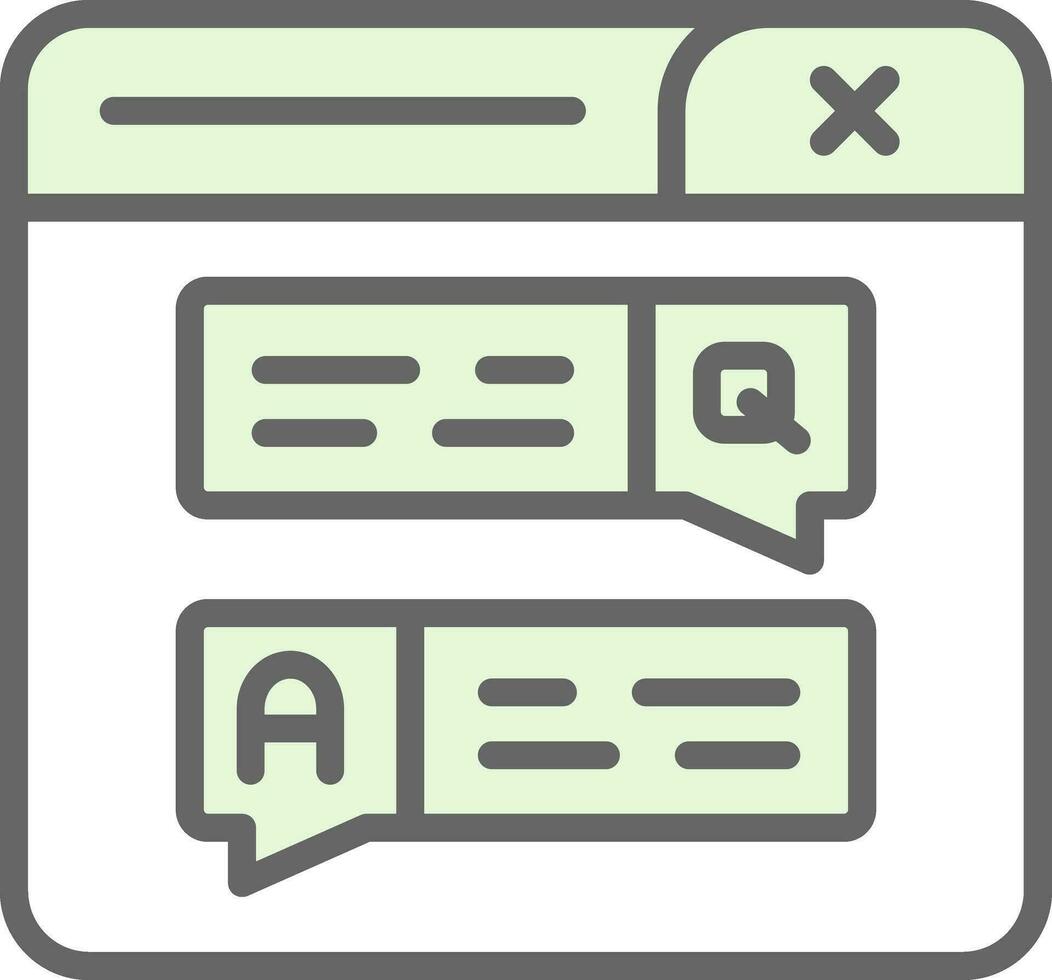 Forum Vector Icon Design