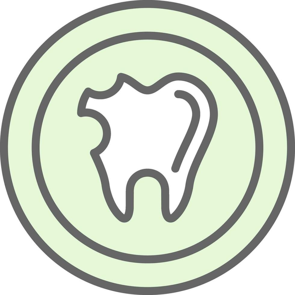 Caries Vector Icon Design