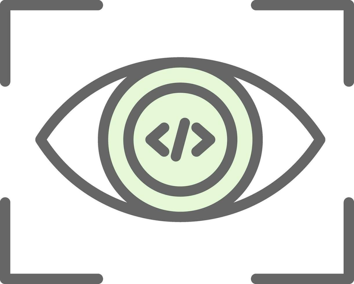 diseño de icono de vector de ojo