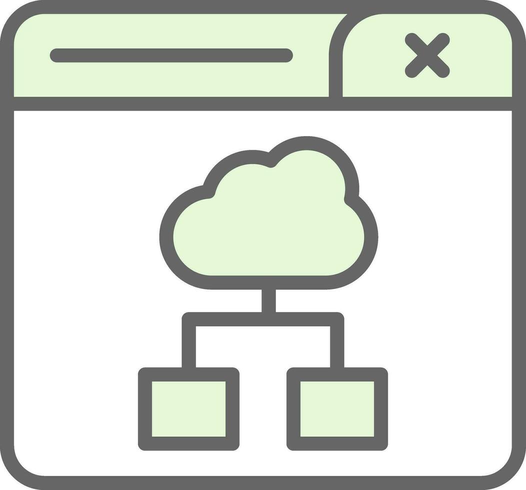 Cloud Computing Vector Icon Design