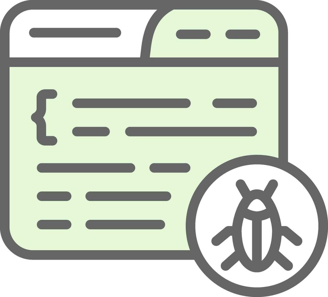 Bug Vector Icon Design
