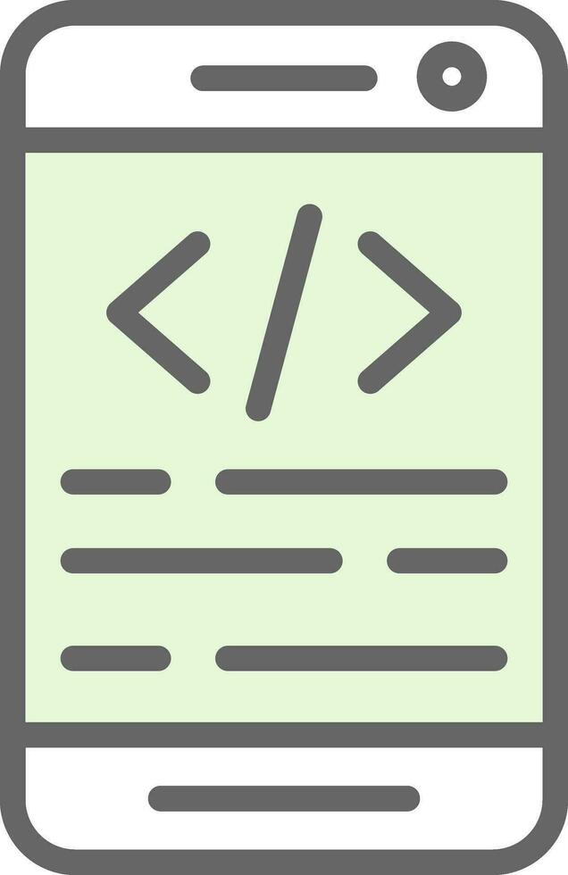 aplicación codificación vector icono diseño