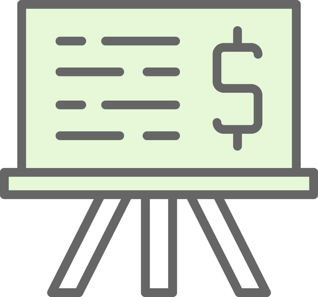Presentation Vector Icon Design