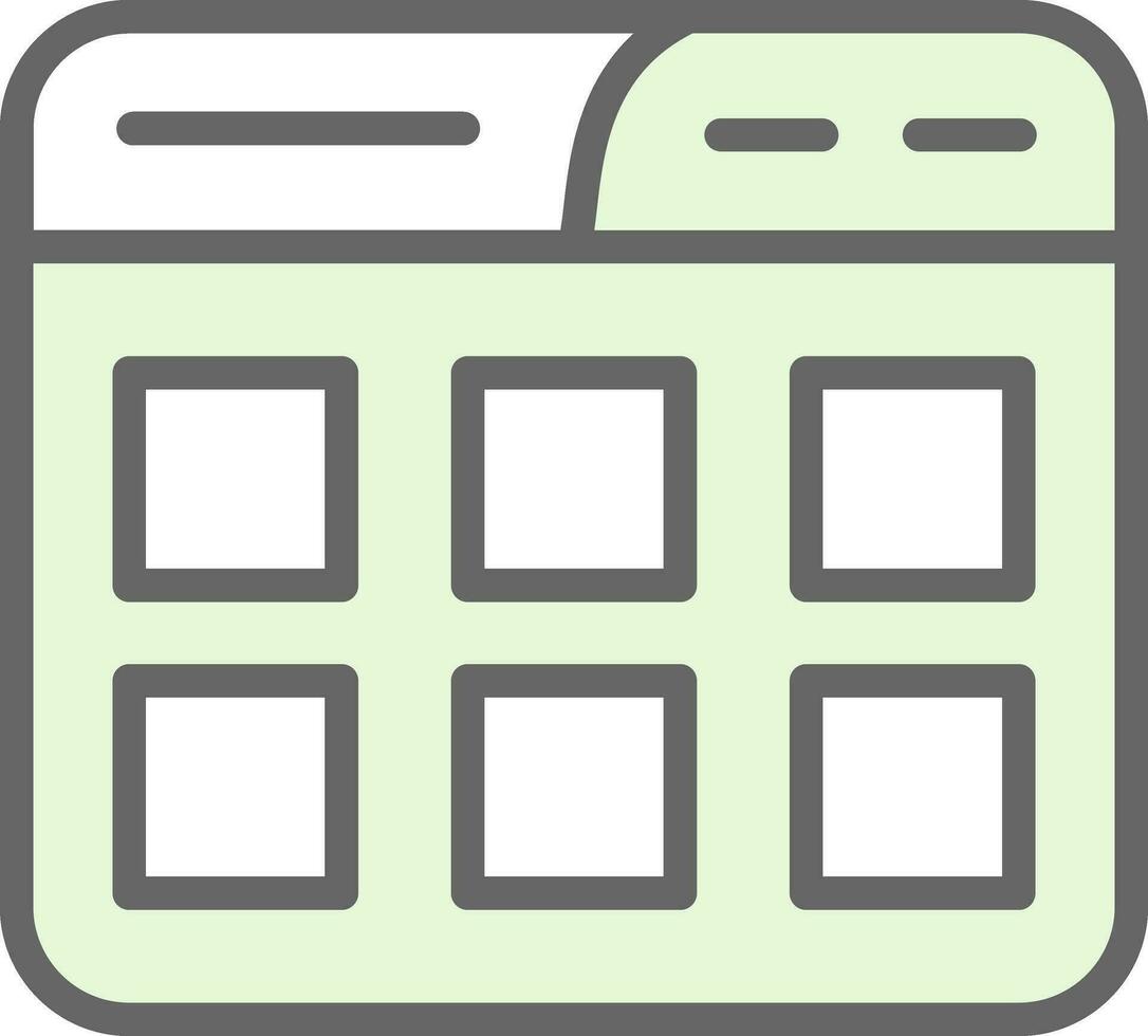 Thumbnails Vector Icon Design
