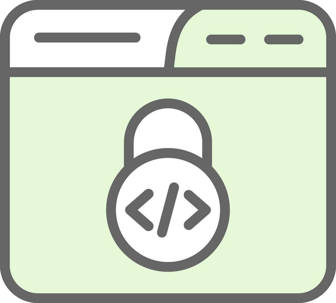 Unsecured Vector Icon Design