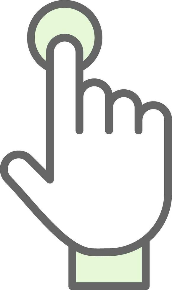 Tap Vector Icon Design