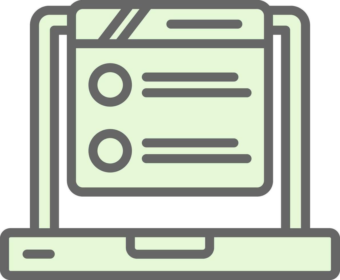 Blog Vector Icon Design