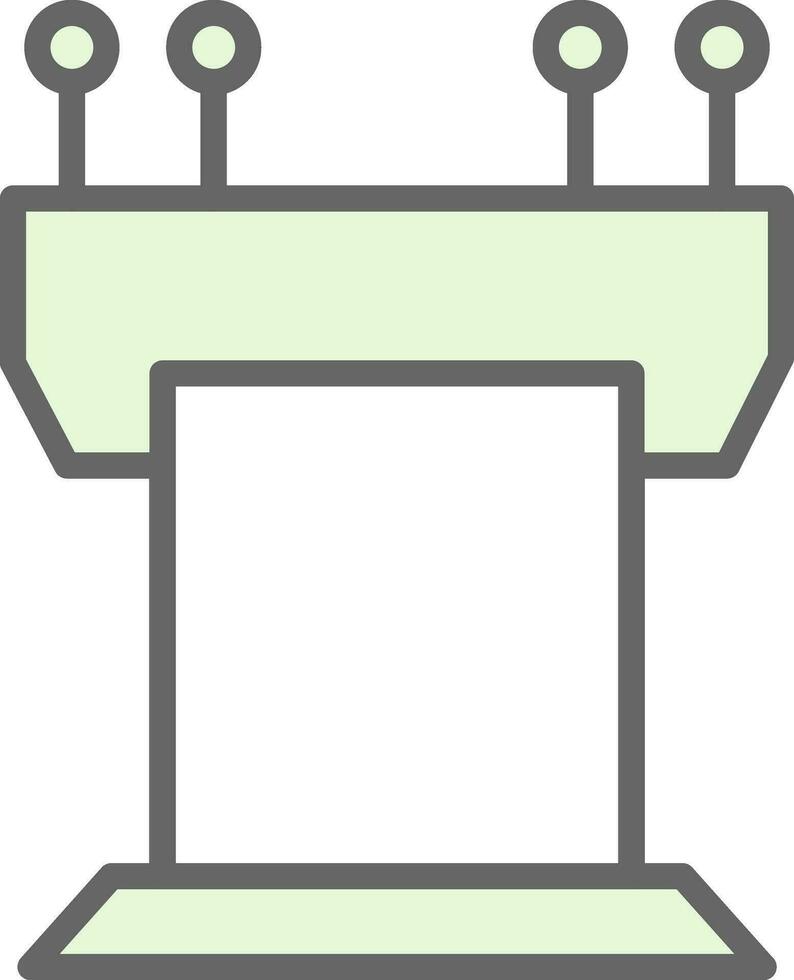 Podium Vector Icon Design