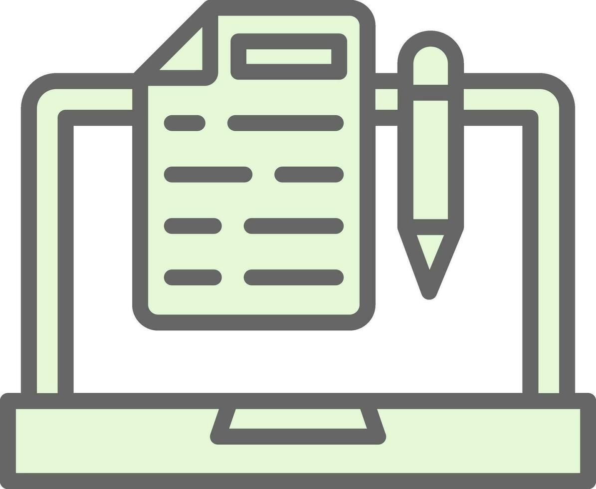 Computer Vector Icon Design