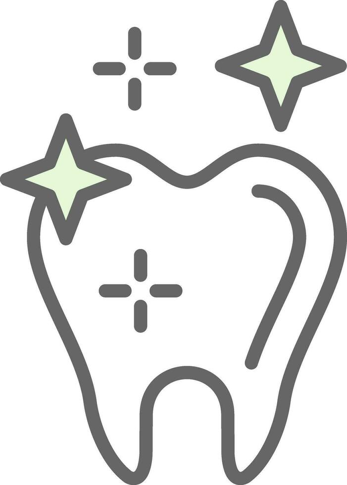 Healthy Tooth Vector Icon Design