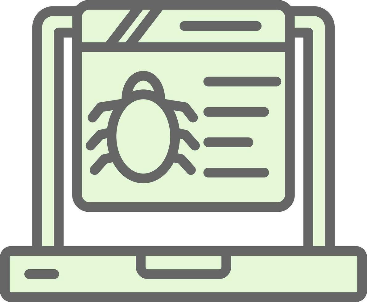 Bug Vector Icon Design