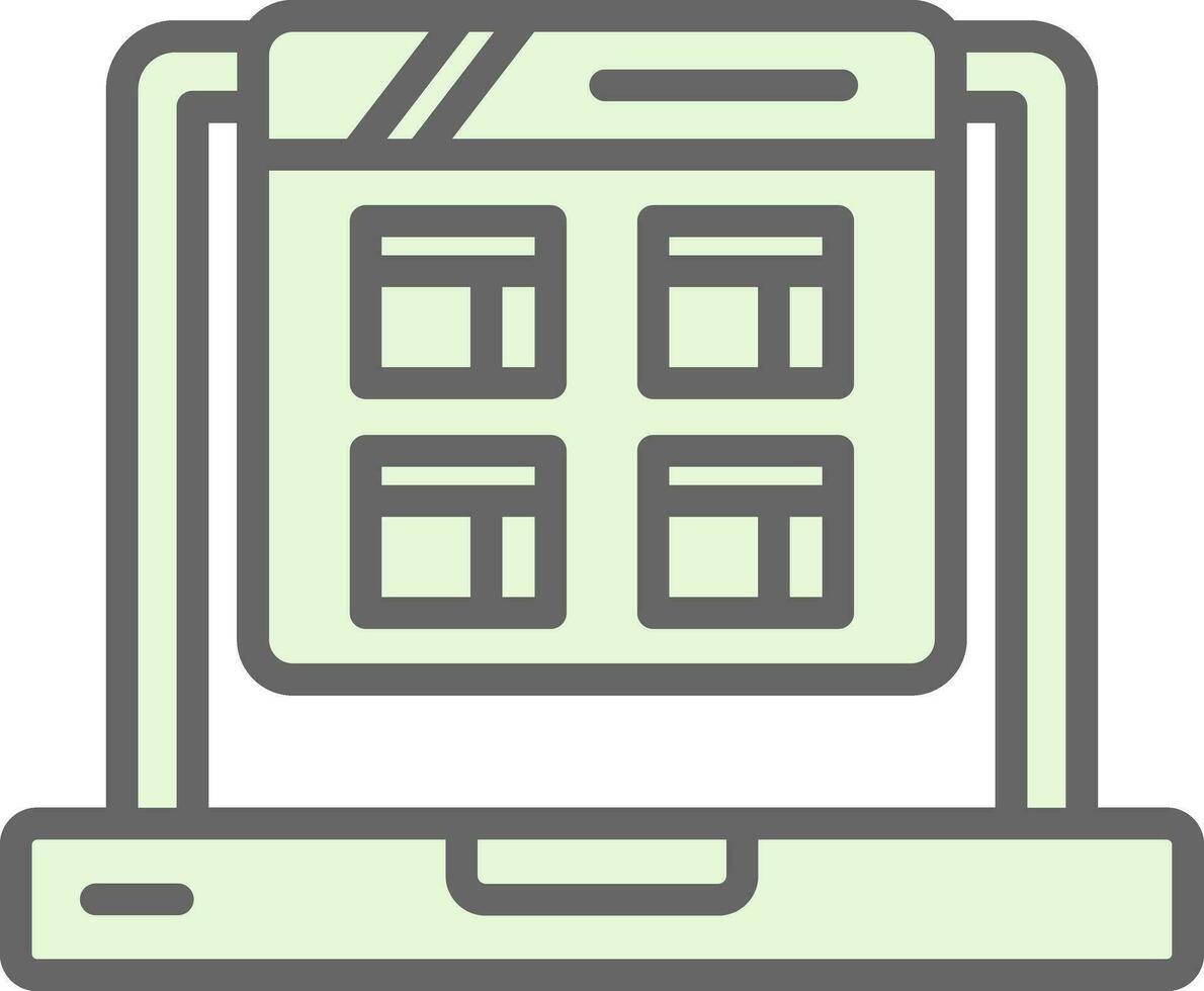 Website Vector Icon Design