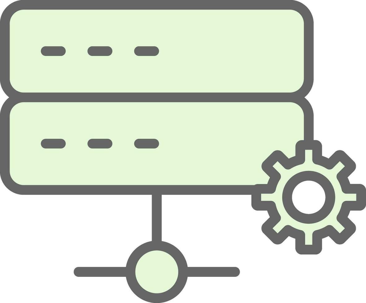 Data Storage Vector Icon Design