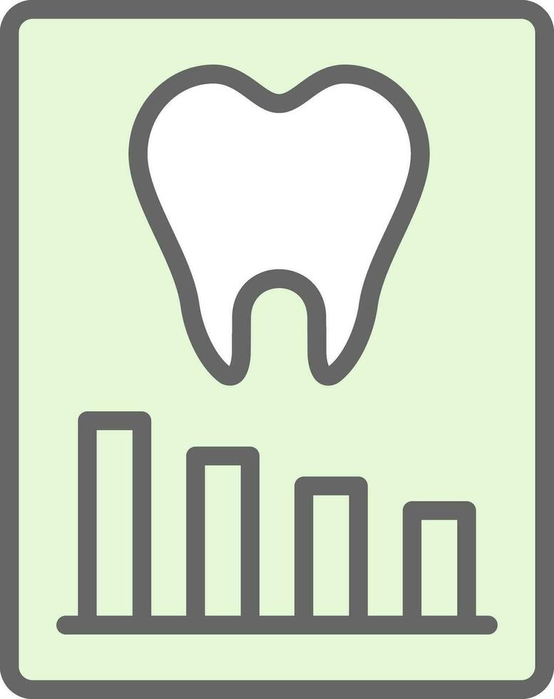 Dental Record Vector Icon Design