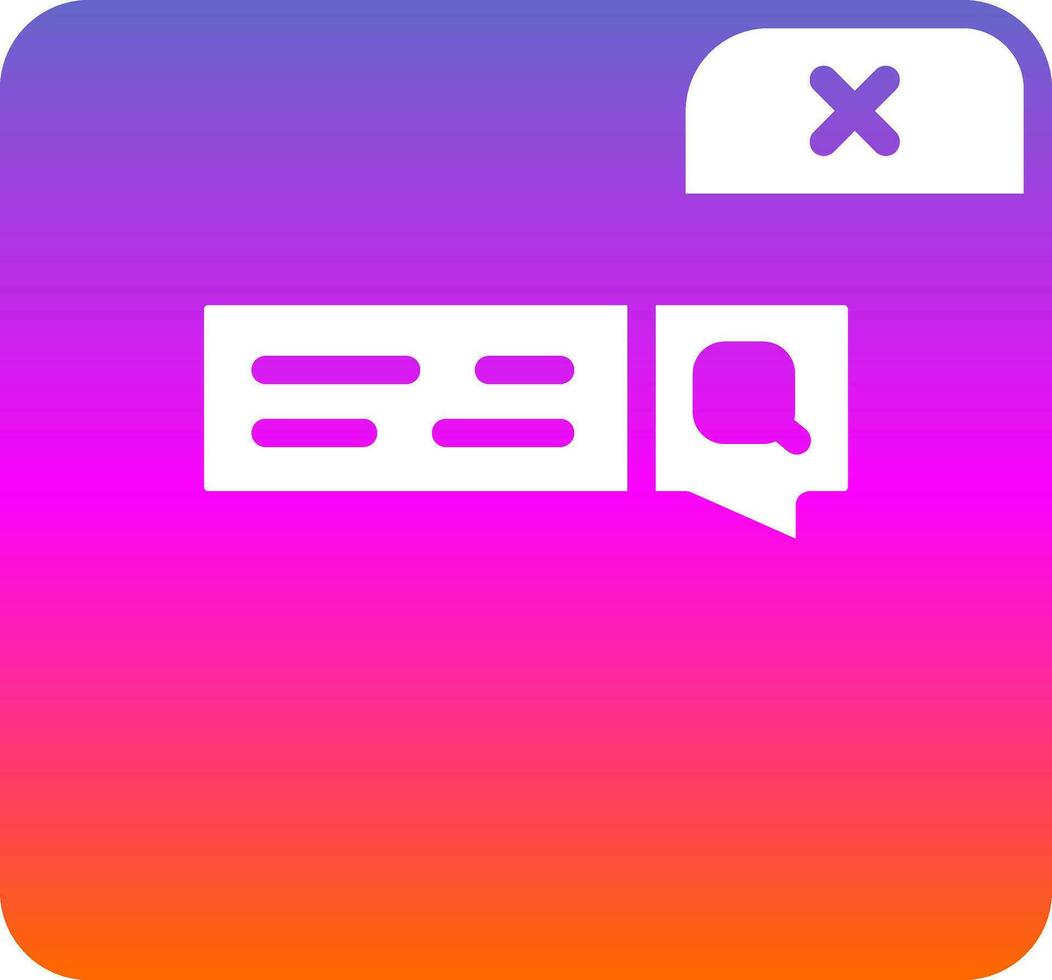 Forum Vector Icon Design